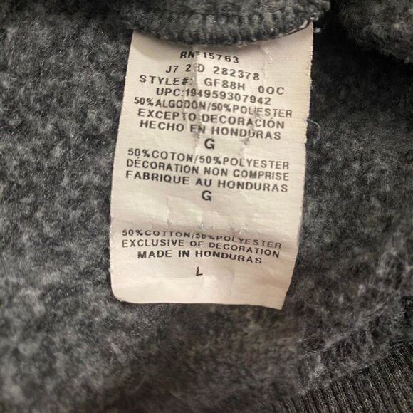 🔥 Champion Gray Logo Embroidered Crewneck Sweatshirt – Size L 🔥 - Picture 7 of 8